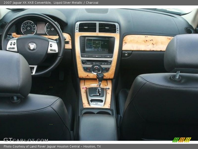 Liquid Silver Metallic / Charcoal 2007 Jaguar XK XK8 Convertible