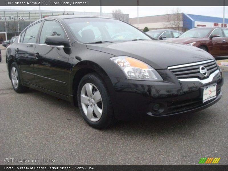 Super Black / Charcoal 2007 Nissan Altima 2.5 S