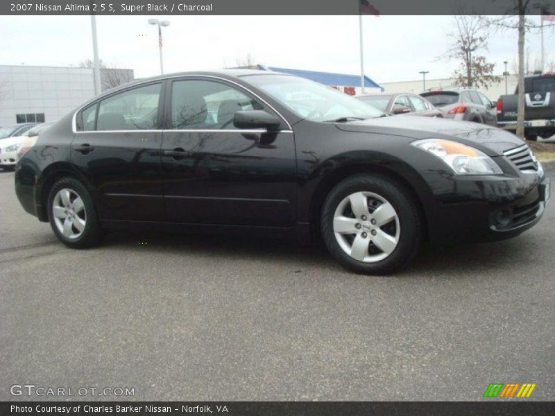 Super Black / Charcoal 2007 Nissan Altima 2.5 S