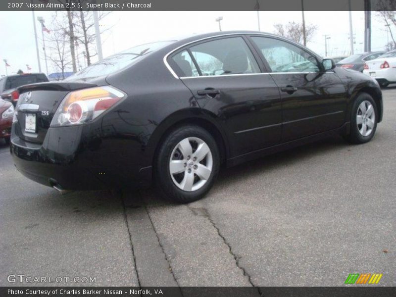 Super Black / Charcoal 2007 Nissan Altima 2.5 S