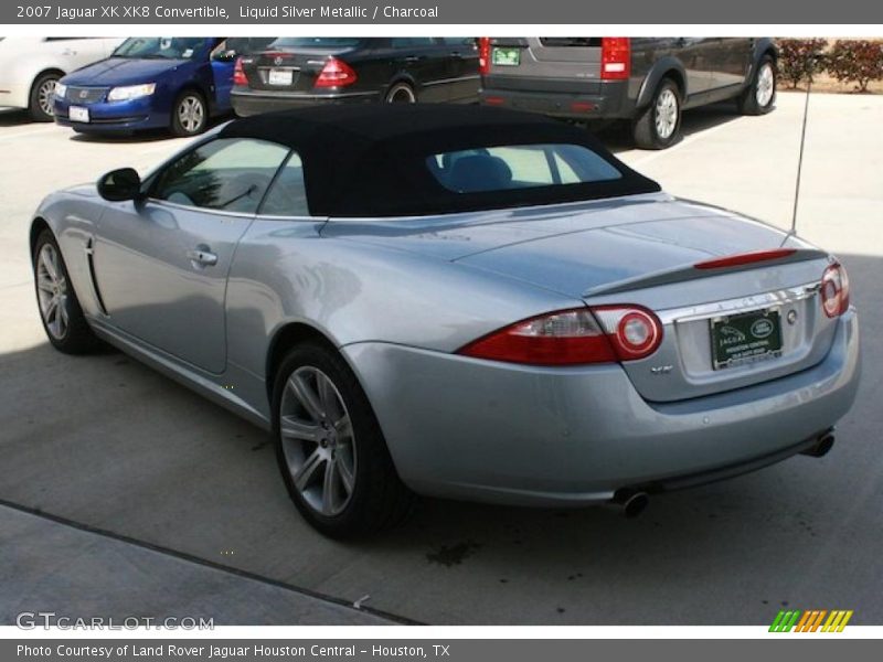 Liquid Silver Metallic / Charcoal 2007 Jaguar XK XK8 Convertible