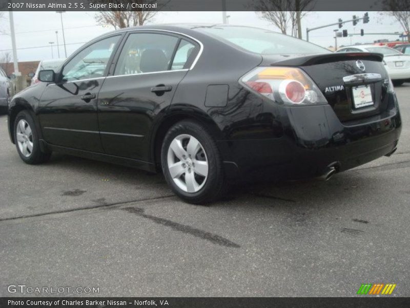 Super Black / Charcoal 2007 Nissan Altima 2.5 S