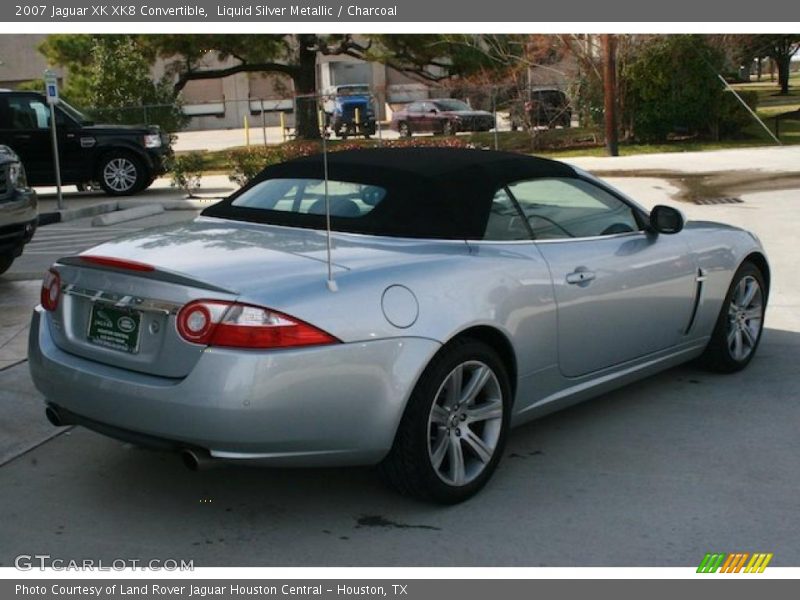 Liquid Silver Metallic / Charcoal 2007 Jaguar XK XK8 Convertible