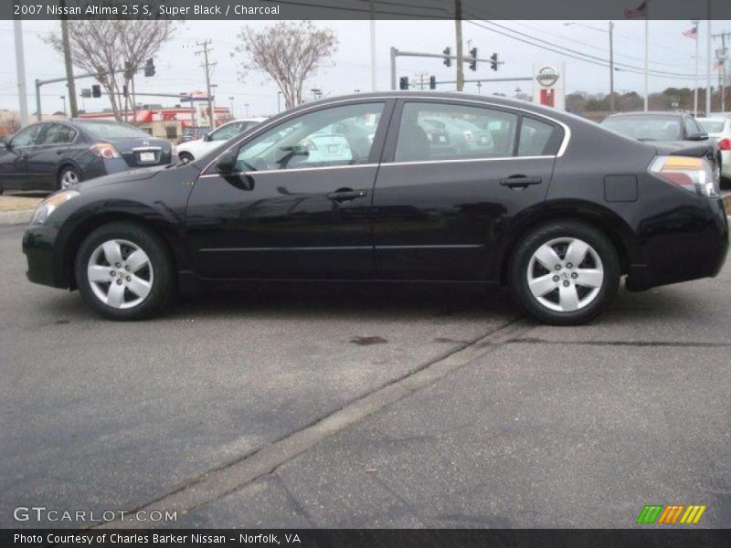 Super Black / Charcoal 2007 Nissan Altima 2.5 S