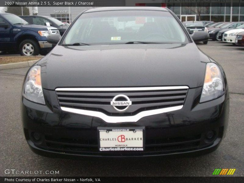 Super Black / Charcoal 2007 Nissan Altima 2.5 S