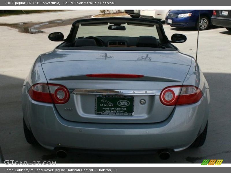 Liquid Silver Metallic / Charcoal 2007 Jaguar XK XK8 Convertible