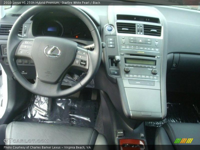 Starfire White Pearl / Black 2010 Lexus HS 250h Hybrid Premium