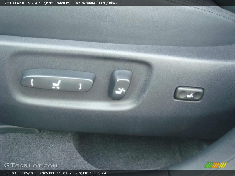 Starfire White Pearl / Black 2010 Lexus HS 250h Hybrid Premium