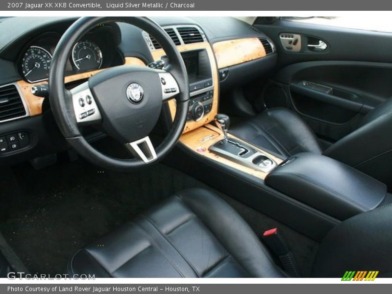 Liquid Silver Metallic / Charcoal 2007 Jaguar XK XK8 Convertible