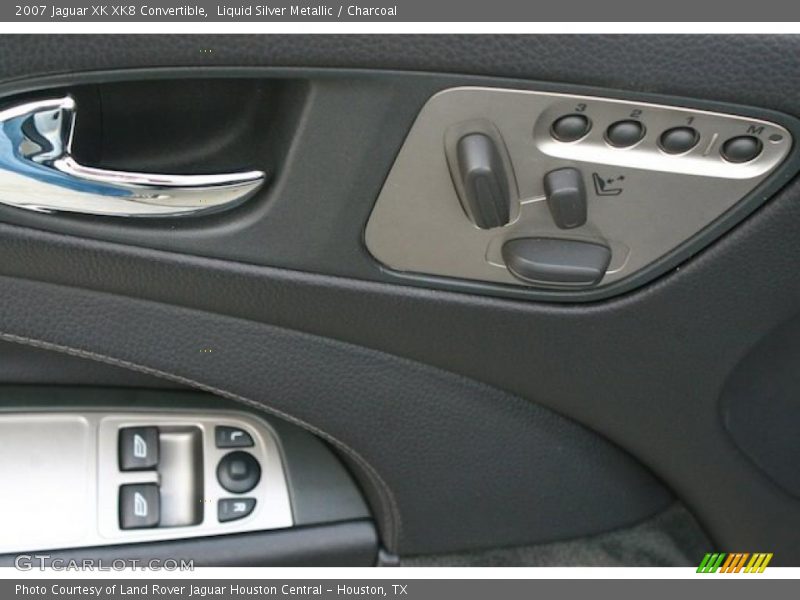 Liquid Silver Metallic / Charcoal 2007 Jaguar XK XK8 Convertible