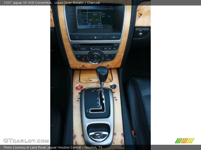 Liquid Silver Metallic / Charcoal 2007 Jaguar XK XK8 Convertible