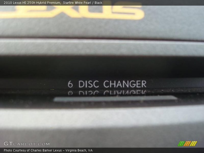 Starfire White Pearl / Black 2010 Lexus HS 250h Hybrid Premium