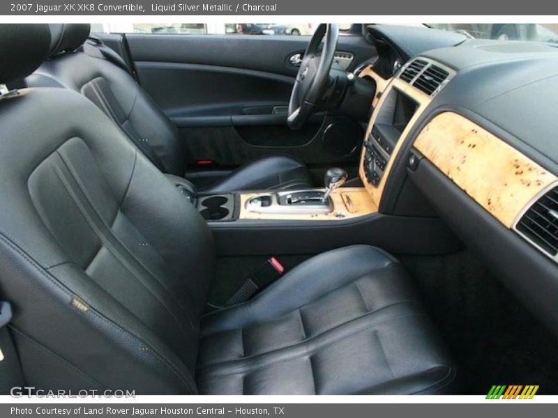 Liquid Silver Metallic / Charcoal 2007 Jaguar XK XK8 Convertible