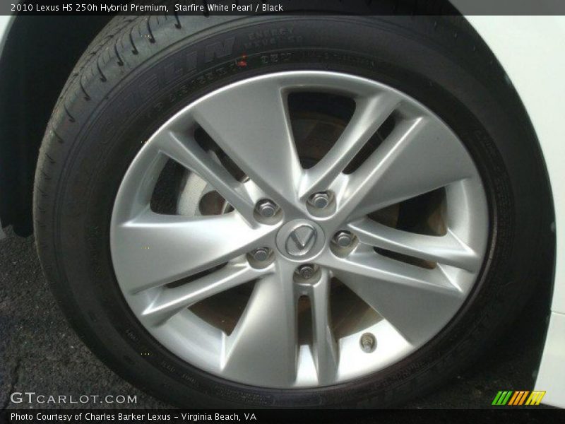 Starfire White Pearl / Black 2010 Lexus HS 250h Hybrid Premium