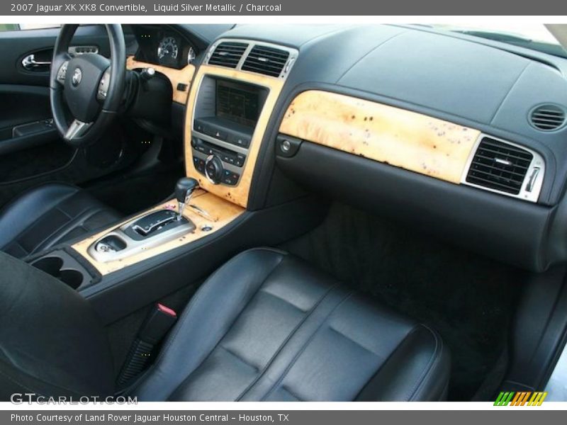 Liquid Silver Metallic / Charcoal 2007 Jaguar XK XK8 Convertible