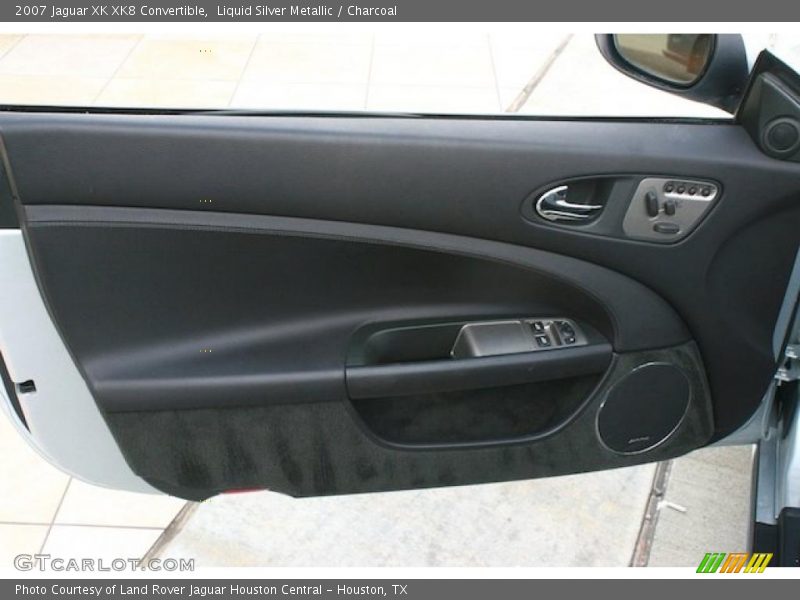 Liquid Silver Metallic / Charcoal 2007 Jaguar XK XK8 Convertible