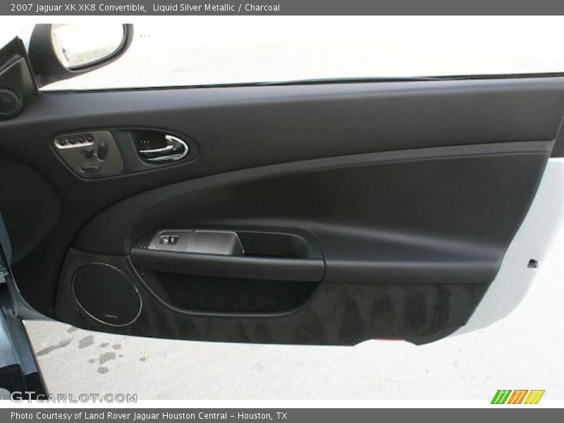 Liquid Silver Metallic / Charcoal 2007 Jaguar XK XK8 Convertible