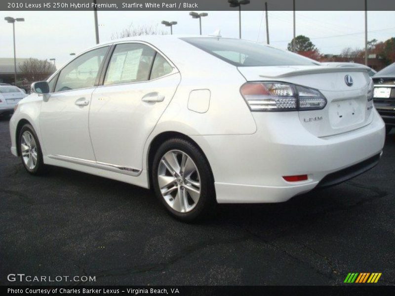 Starfire White Pearl / Black 2010 Lexus HS 250h Hybrid Premium