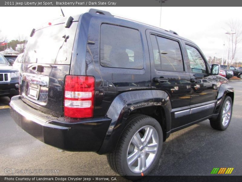 Blackberry Pearl / Dark Slate Gray 2011 Jeep Liberty Jet Sport