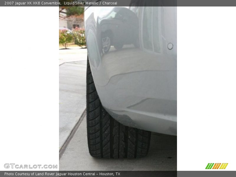 Liquid Silver Metallic / Charcoal 2007 Jaguar XK XK8 Convertible
