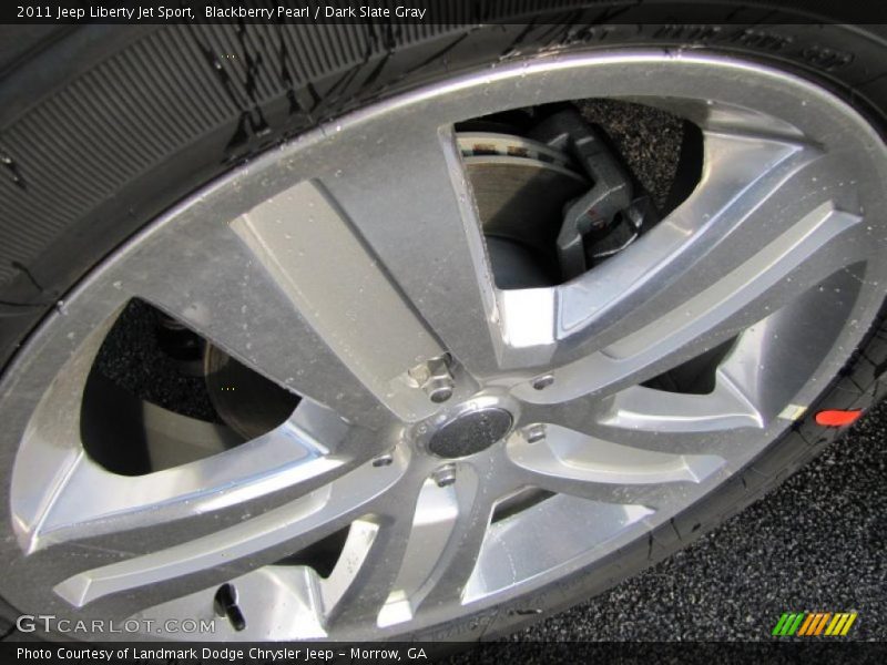 Blackberry Pearl / Dark Slate Gray 2011 Jeep Liberty Jet Sport