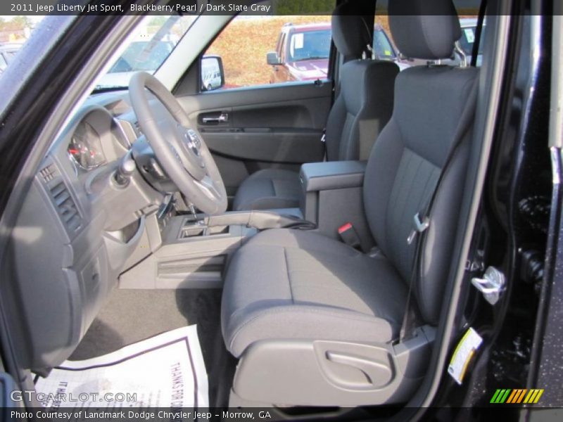 Blackberry Pearl / Dark Slate Gray 2011 Jeep Liberty Jet Sport