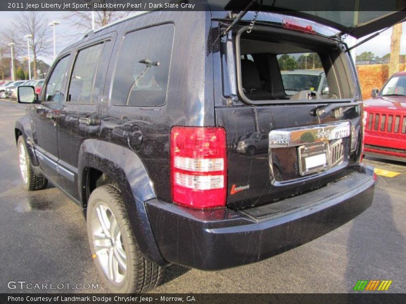 Blackberry Pearl / Dark Slate Gray 2011 Jeep Liberty Jet Sport