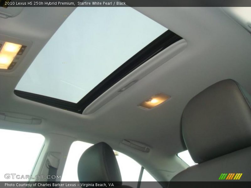 Starfire White Pearl / Black 2010 Lexus HS 250h Hybrid Premium