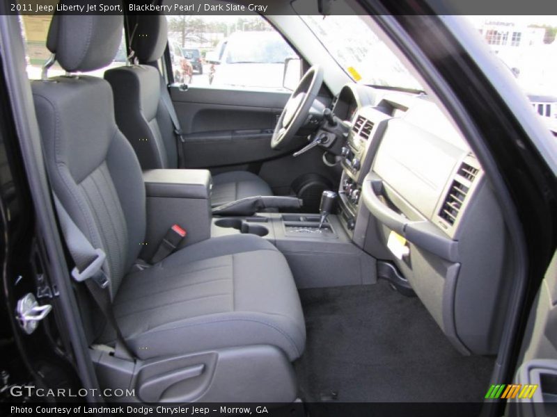 Blackberry Pearl / Dark Slate Gray 2011 Jeep Liberty Jet Sport