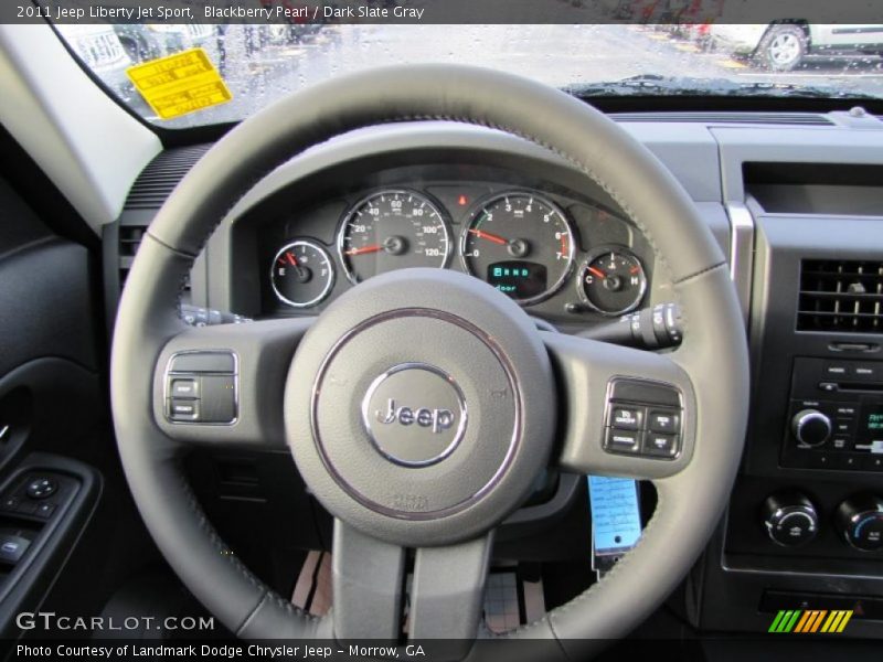 Blackberry Pearl / Dark Slate Gray 2011 Jeep Liberty Jet Sport