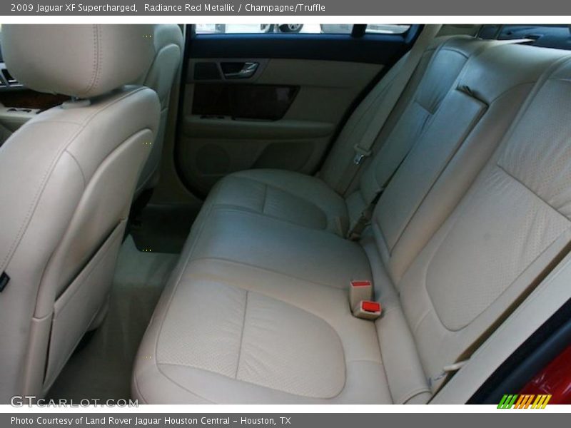 Radiance Red Metallic / Champagne/Truffle 2009 Jaguar XF Supercharged
