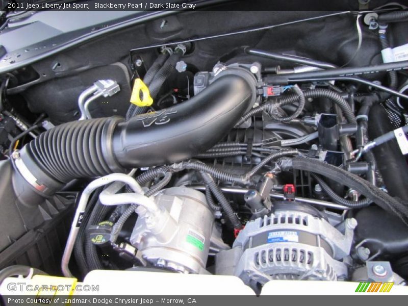 Blackberry Pearl / Dark Slate Gray 2011 Jeep Liberty Jet Sport
