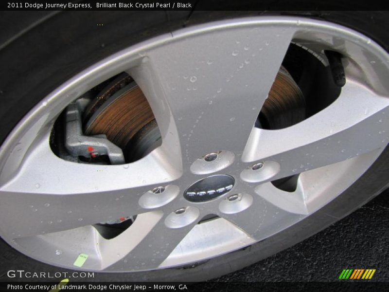 Brilliant Black Crystal Pearl / Black 2011 Dodge Journey Express