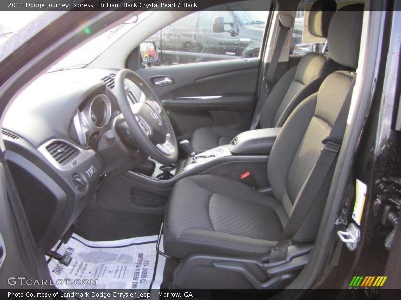 Brilliant Black Crystal Pearl / Black 2011 Dodge Journey Express