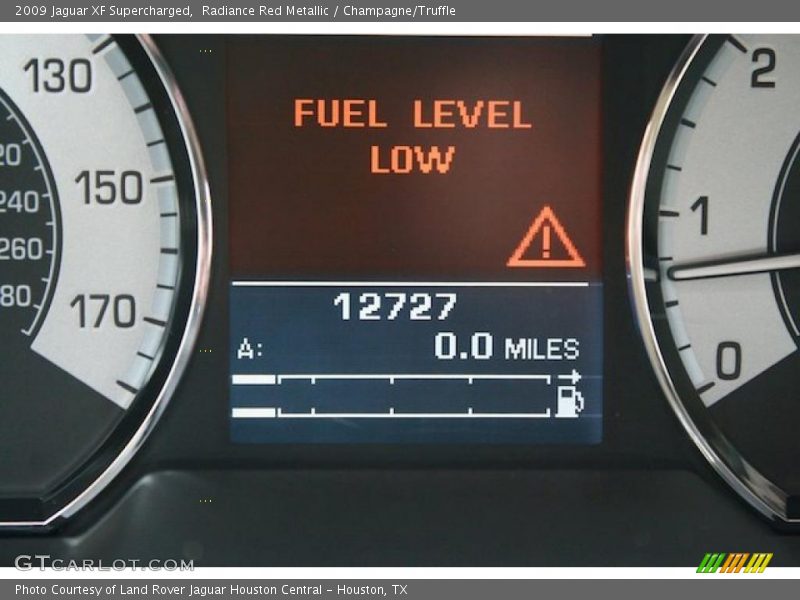 Radiance Red Metallic / Champagne/Truffle 2009 Jaguar XF Supercharged