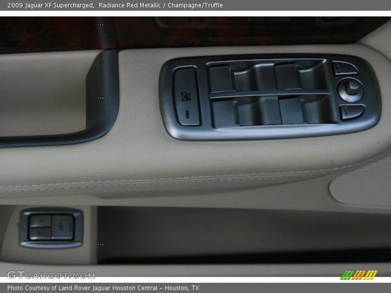 Radiance Red Metallic / Champagne/Truffle 2009 Jaguar XF Supercharged