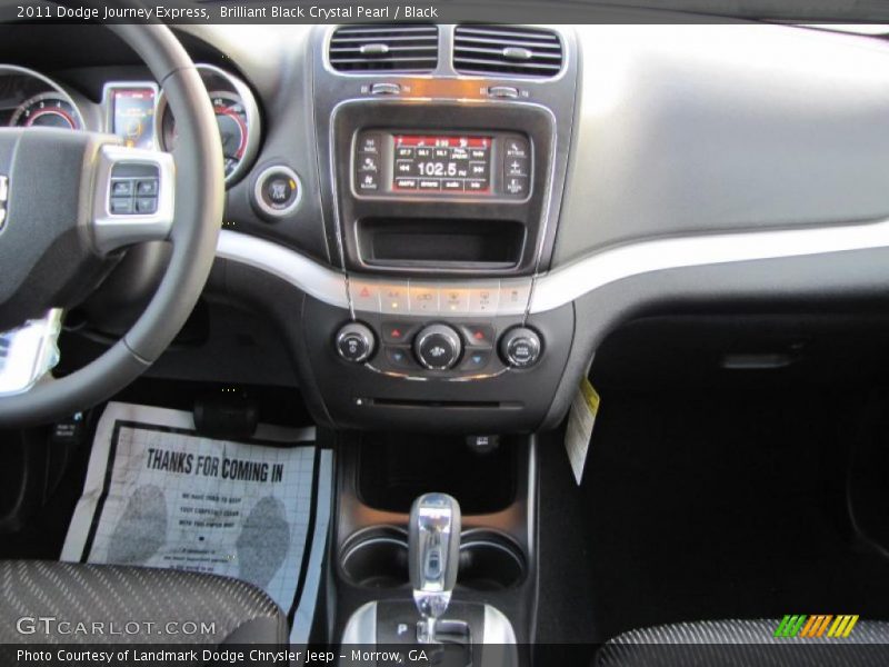 Brilliant Black Crystal Pearl / Black 2011 Dodge Journey Express
