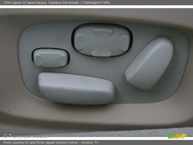 Radiance Red Metallic / Champagne/Truffle 2009 Jaguar XF Supercharged