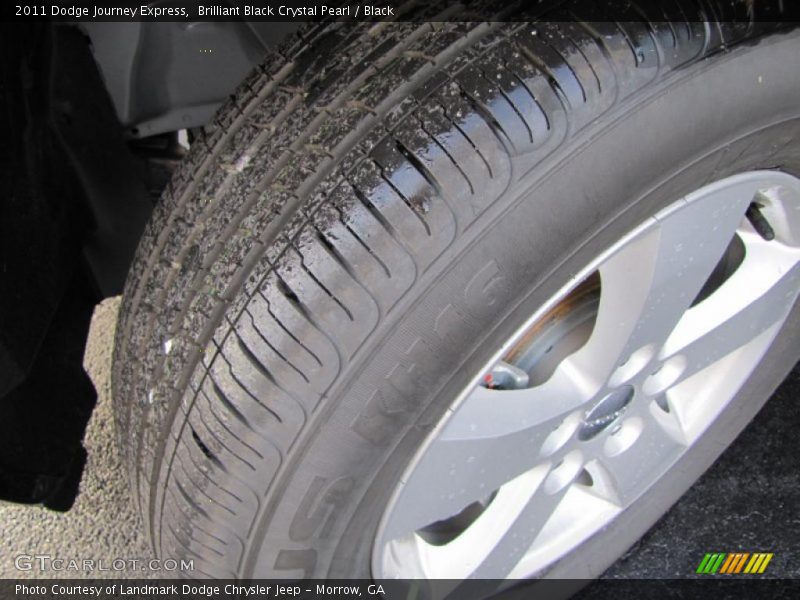 Brilliant Black Crystal Pearl / Black 2011 Dodge Journey Express