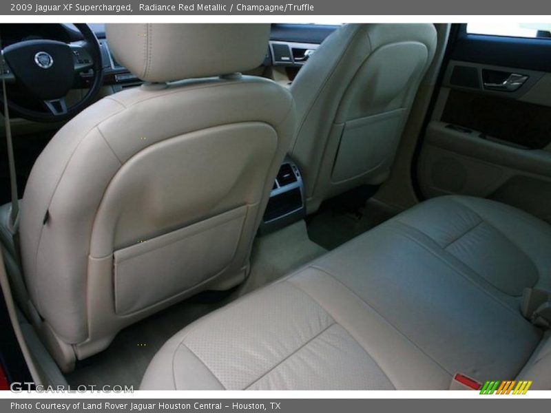 Radiance Red Metallic / Champagne/Truffle 2009 Jaguar XF Supercharged