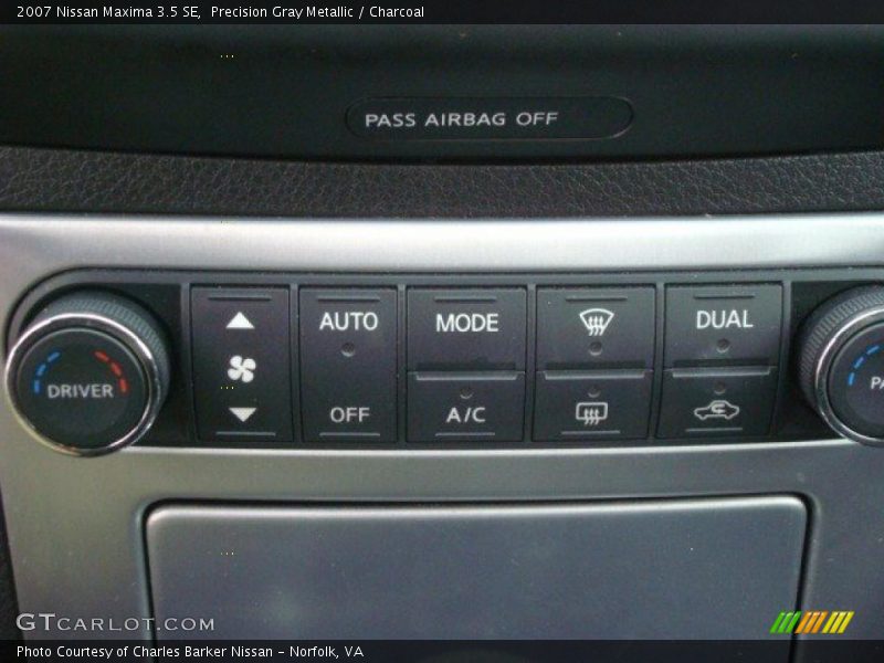 Precision Gray Metallic / Charcoal 2007 Nissan Maxima 3.5 SE