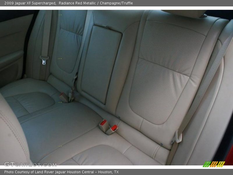 Radiance Red Metallic / Champagne/Truffle 2009 Jaguar XF Supercharged