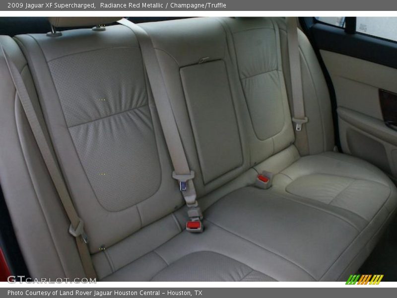 Radiance Red Metallic / Champagne/Truffle 2009 Jaguar XF Supercharged