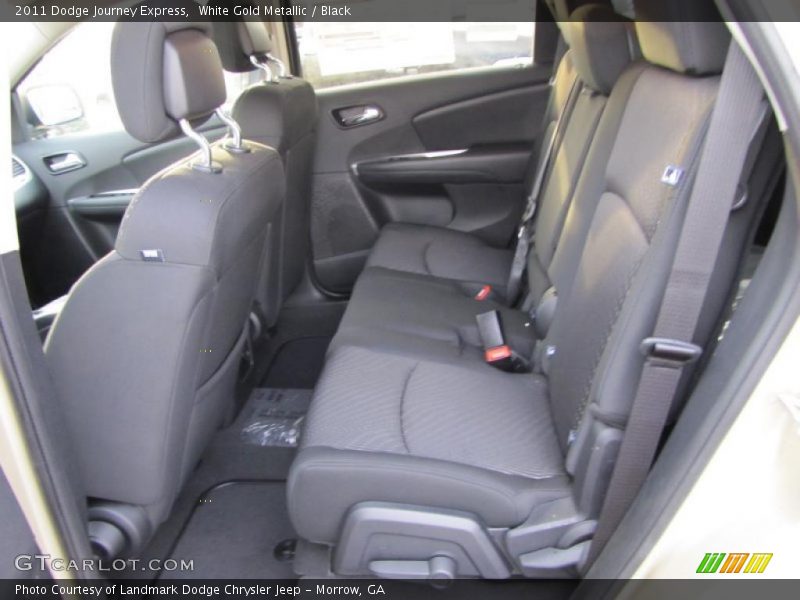 White Gold Metallic / Black 2011 Dodge Journey Express