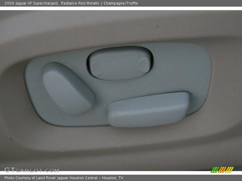 Radiance Red Metallic / Champagne/Truffle 2009 Jaguar XF Supercharged
