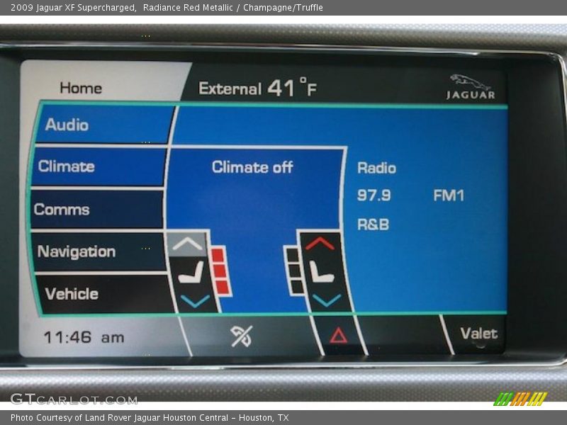 Radiance Red Metallic / Champagne/Truffle 2009 Jaguar XF Supercharged