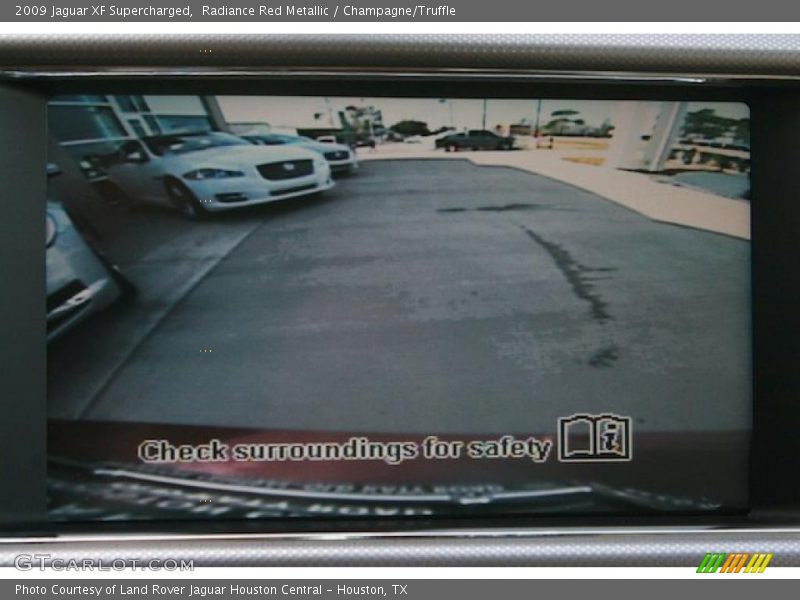 Radiance Red Metallic / Champagne/Truffle 2009 Jaguar XF Supercharged