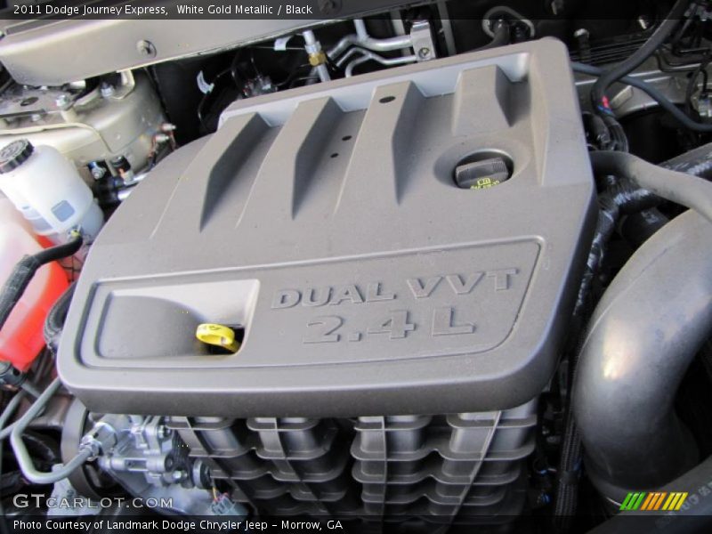 White Gold Metallic / Black 2011 Dodge Journey Express
