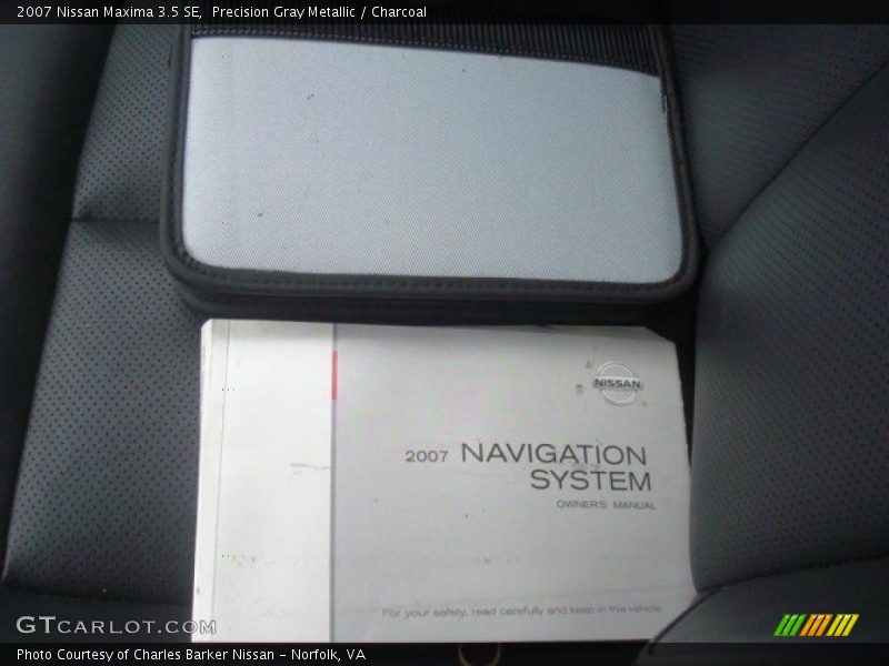 Precision Gray Metallic / Charcoal 2007 Nissan Maxima 3.5 SE
