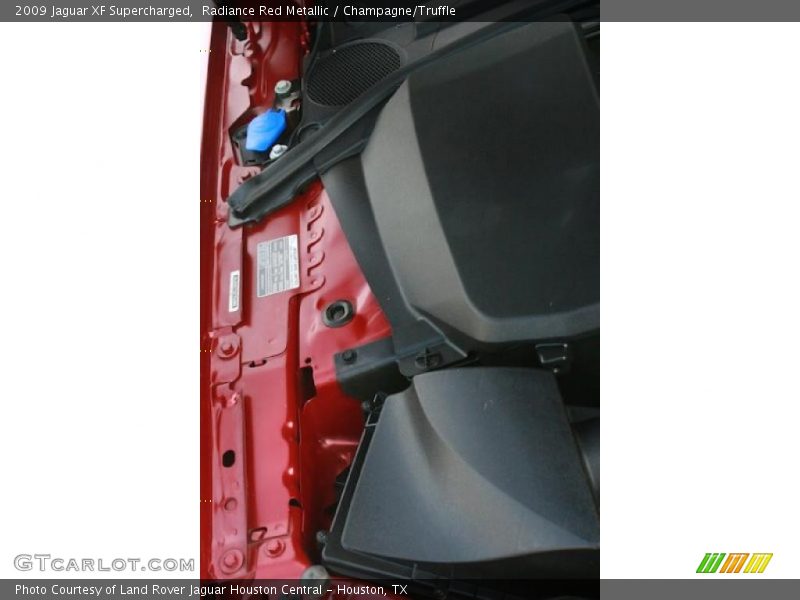 Radiance Red Metallic / Champagne/Truffle 2009 Jaguar XF Supercharged